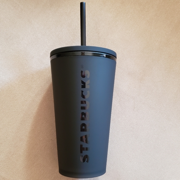 Starbucks Matte Black Cold Cup Tumbler 16oz NEW - Picture 8 of 8